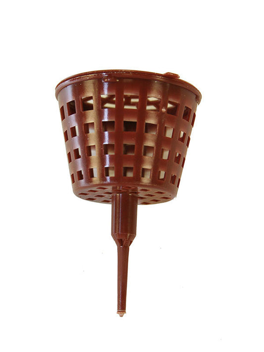 Paniers à engrais pour bonsaï sur tige avec couvercle, petits, 3,8 cm - (10 pièces)