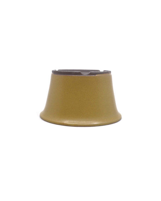 Pot à bonsaï semi-cascade rond ocre 16 cm