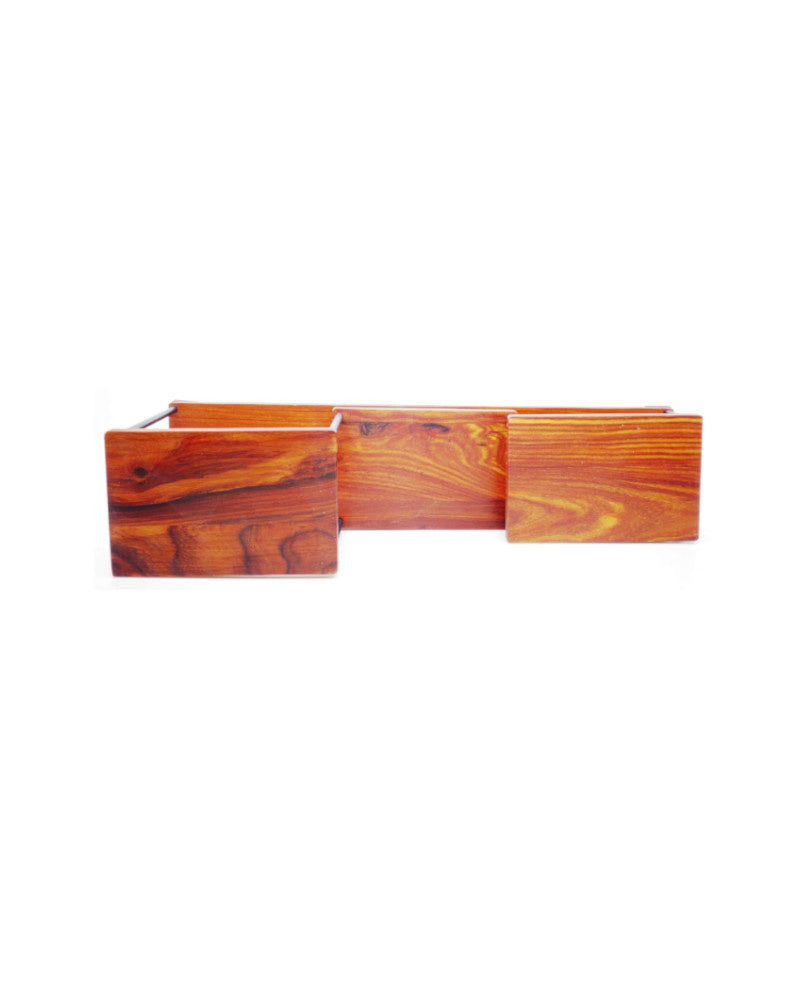 Planche à bonsaï Shohin rouge-brun 34 cm