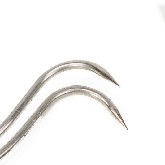Crochet à racines Bonsai Yagimitsu en acier inoxydable à deux dents 208 mm