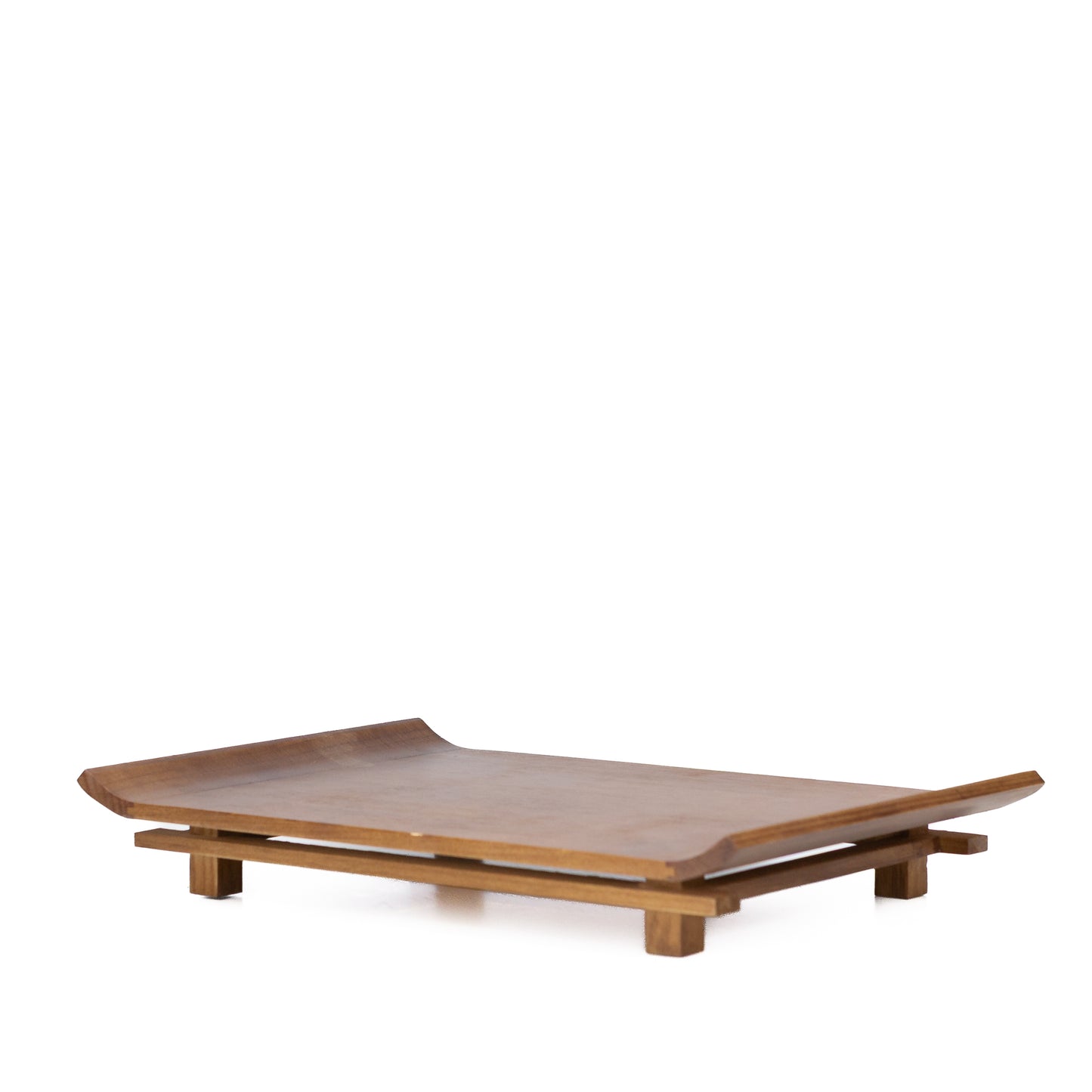 Table à bonsaï marron clair, motif torii 32 cm
