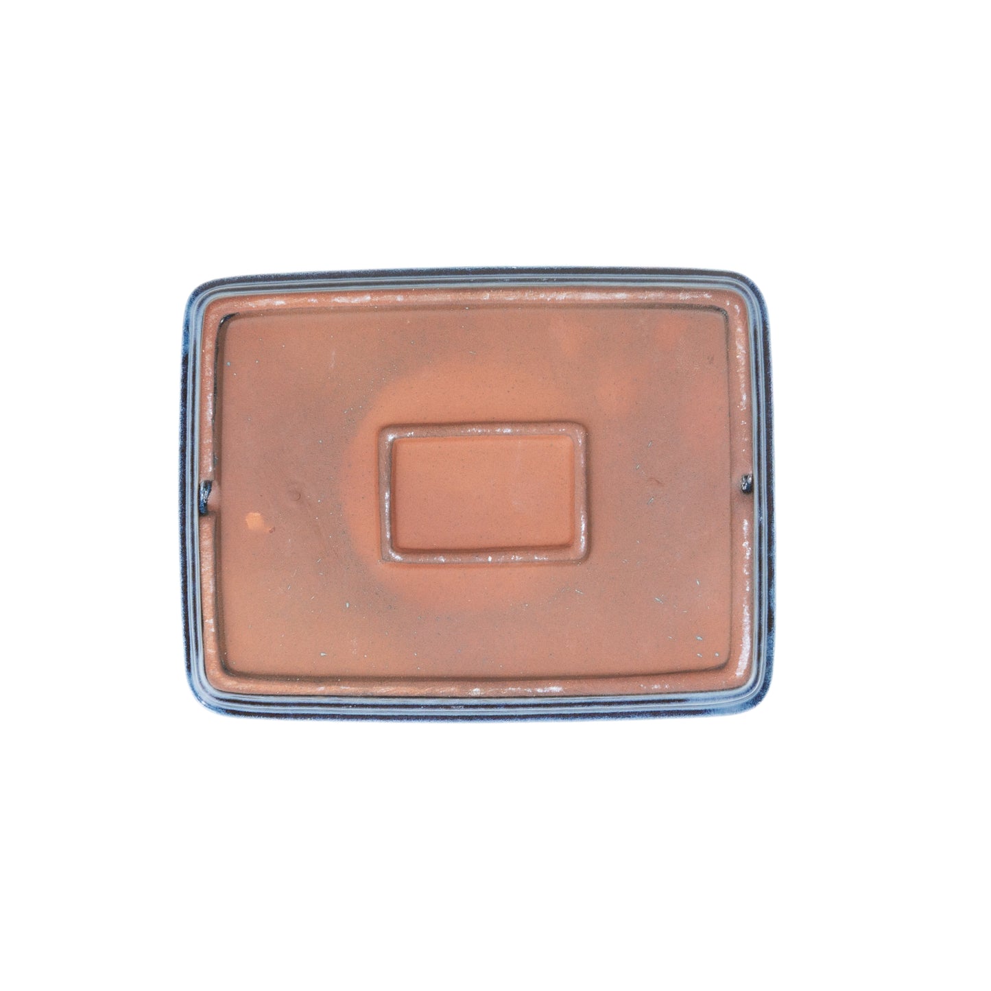 Soucoupe pour bonsaï bleue rectangulaire 18 cm