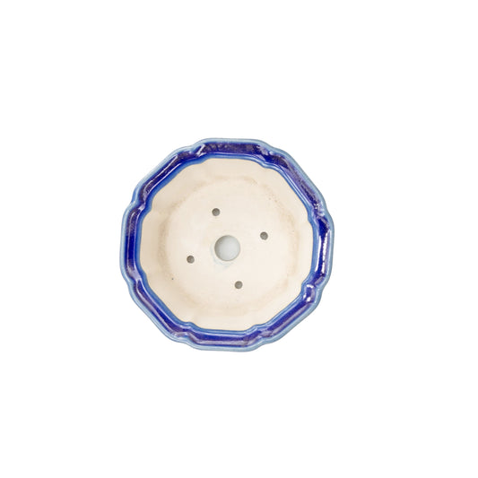 Pot Bonsai Yixing lotus bleu 13 cm