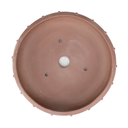 Pot Yixing pour bonsaï non émaillé tambour rond 27 cm