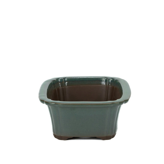 Pot à bonsaï vert foncé mokko 25 cm