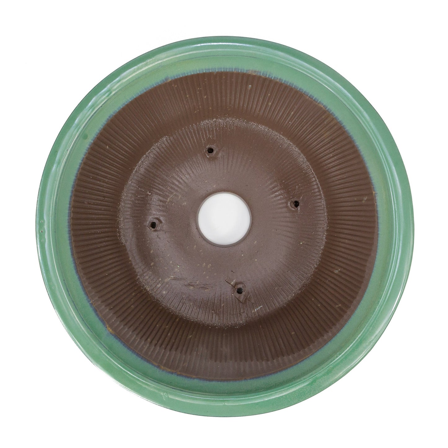 Pot à bonsaï vert rond 36 cm