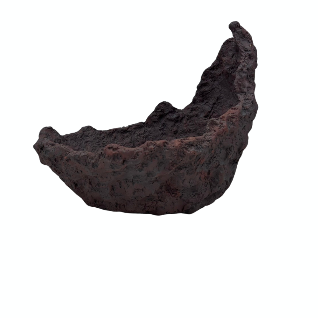 Pot à bonsaï en forme de lune, pot en terre cuite 27 cm