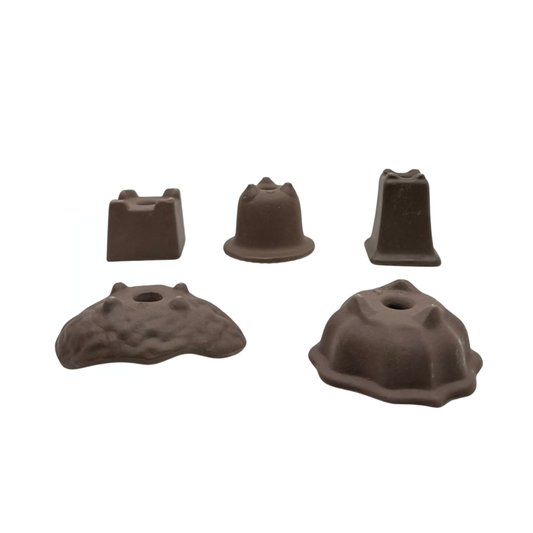 Lot de 5 pots Mame non émaillés (4-7 cm de large)
