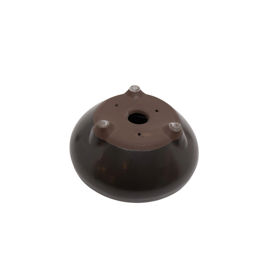 Pot à bonsaï rond noir mat 16 cm