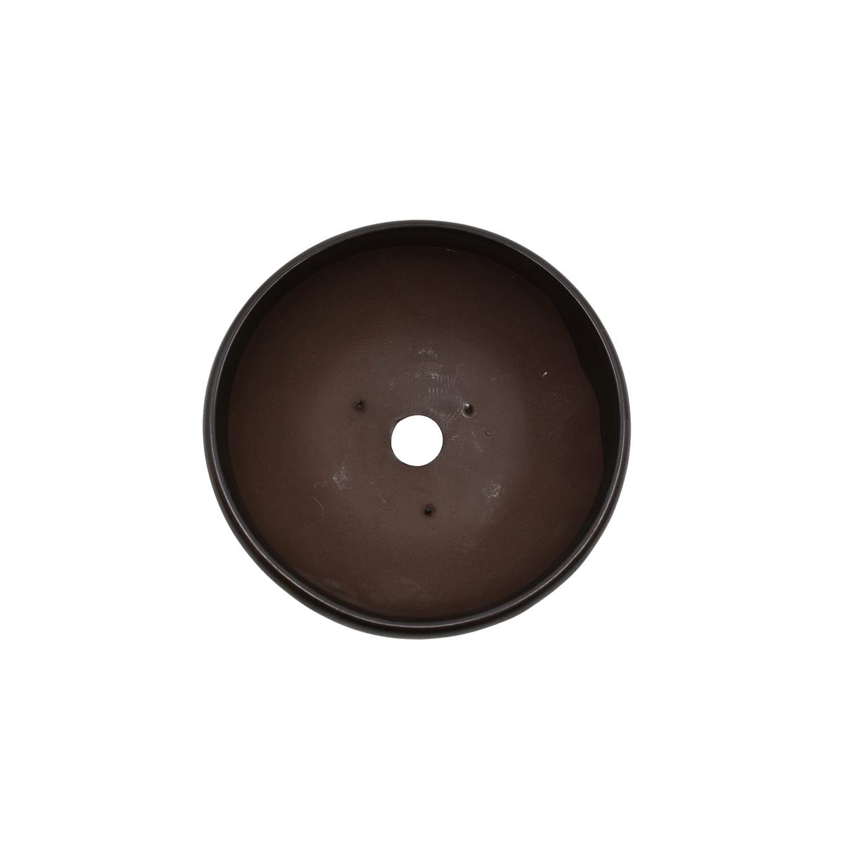 Bonsai pot matte zwart rond 24cm