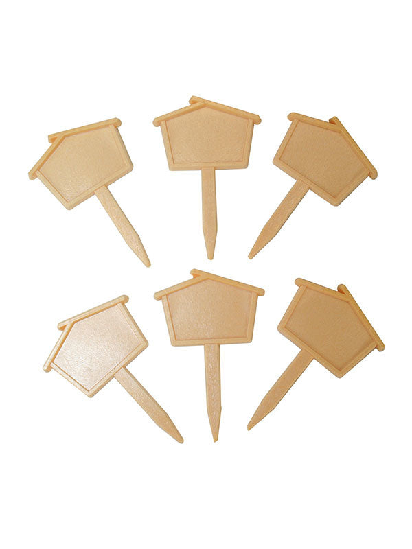 Plaque nominative pour bonsaï, format moyen, 6 pièces