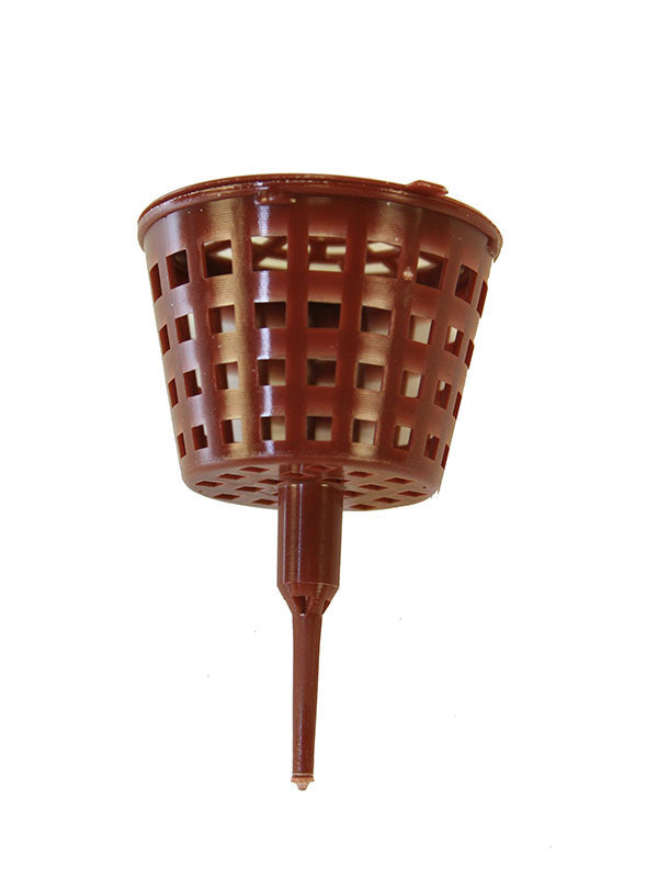 Paniers à engrais pour bonsaï sur tige avec couvercle, petits, 3,8 cm - (10 pièces)