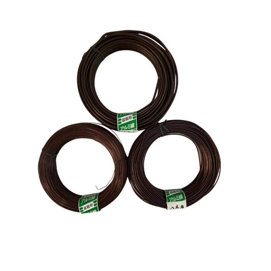 Fil d'aluminium pour bonsaï combiné (3 x 500 grammes)