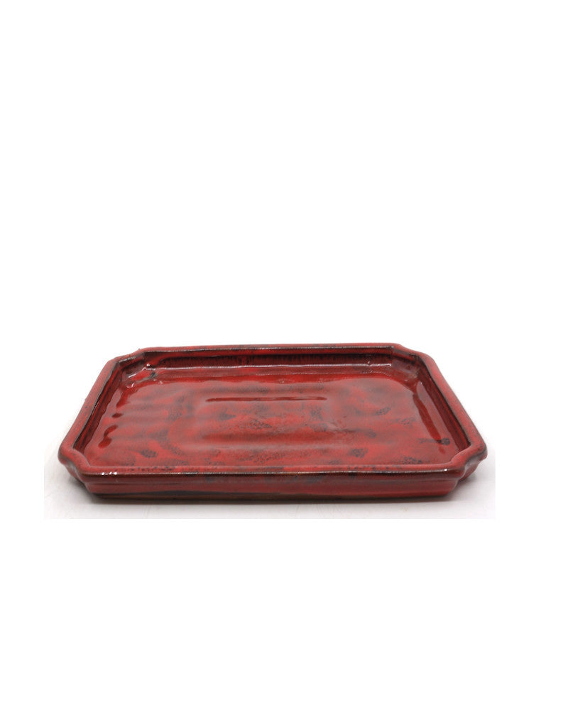 Soucoupe pour bonsaï rouge mokko 26 cm