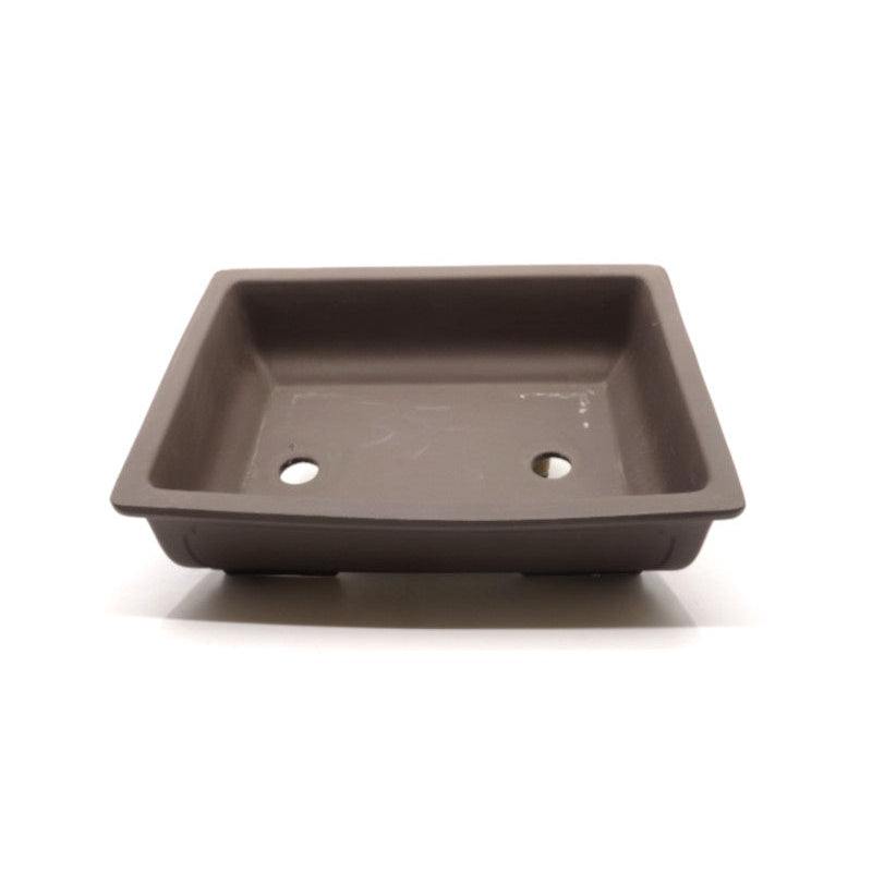 Pot à bonsaï non émaillé rectangulaire 28 cm