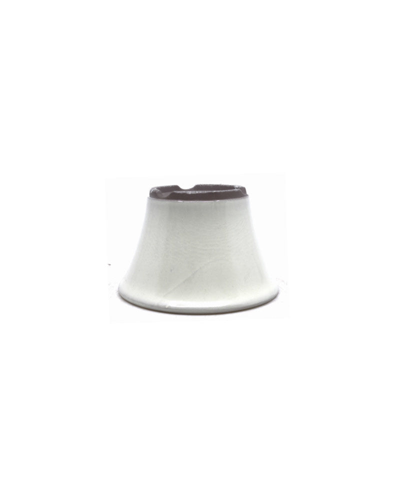 Pot à bonsaï semi-cascade rond crème 12 cm
