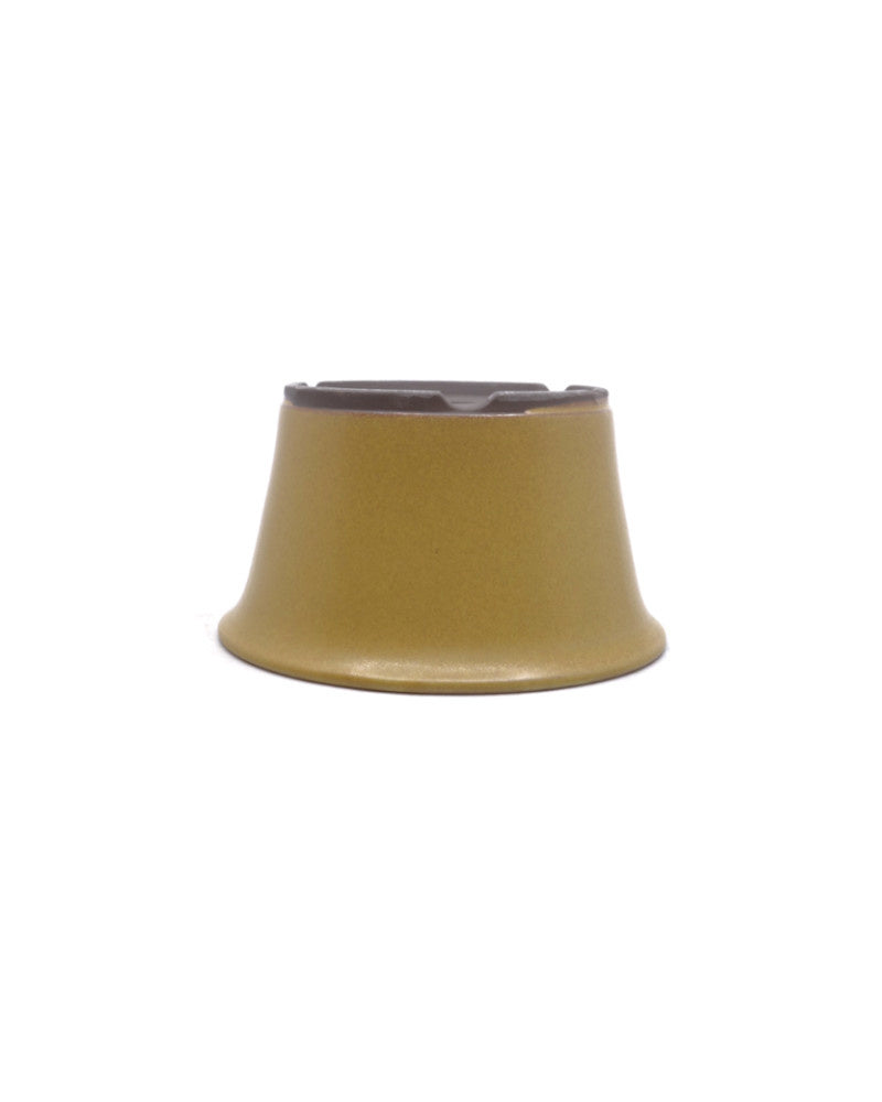 Pot à bonsaï semi-cascade rond ocre 16 cm