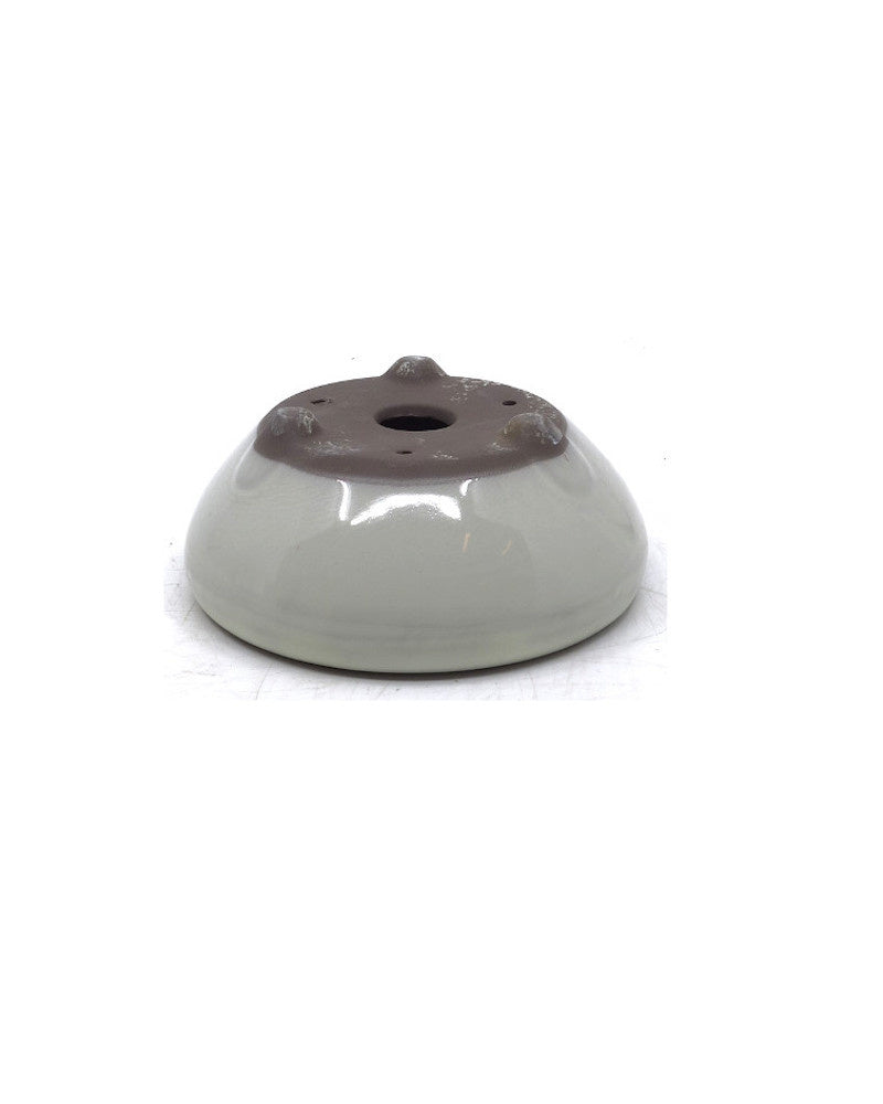 Pot à bonsaï blanc rond 16 cm