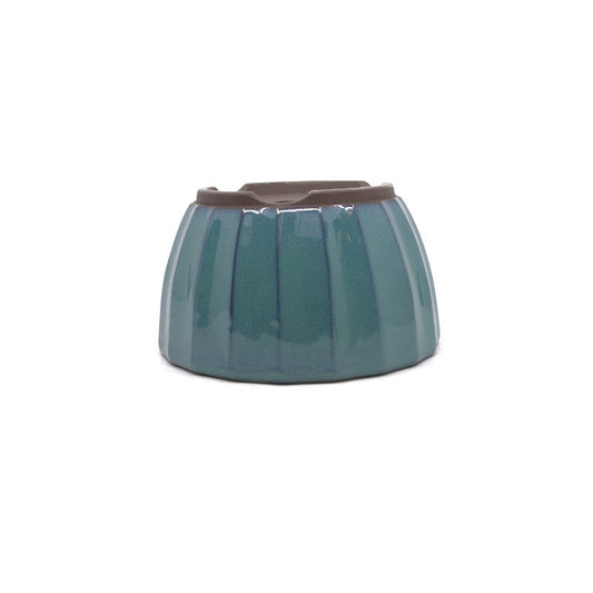 Pot à bonsaï vert chrysanthèmes 12 cm