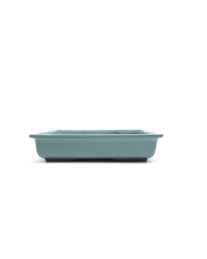 Pot à bonsaï rectangulaire vert 25 cm