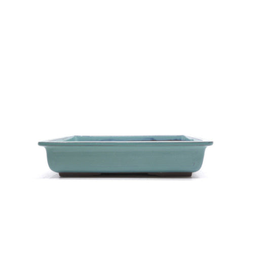 Pot à bonsaï rectangulaire vert 25 cm