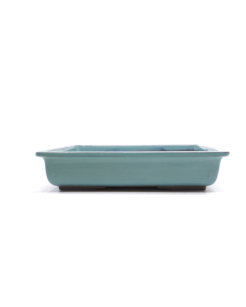 Pot à bonsaï rectangulaire vert 36 cm