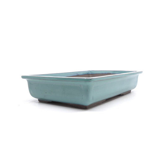 Pot à bonsaï vert rectangulaire 25 cm