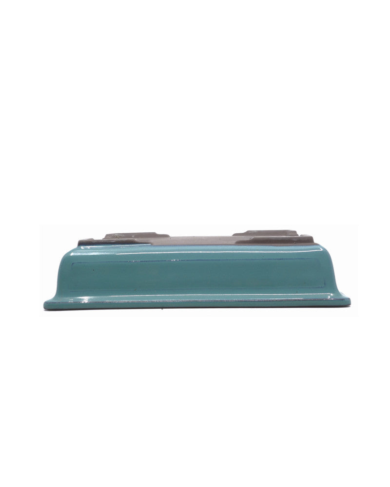 Pot à bonsaï vert rectangulaire 25 cm