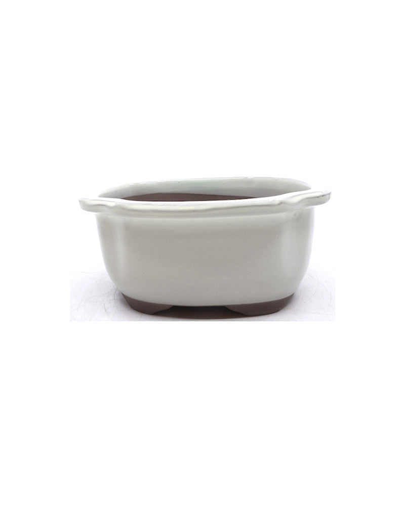 Pot à bonsaï crème mokko 20cm