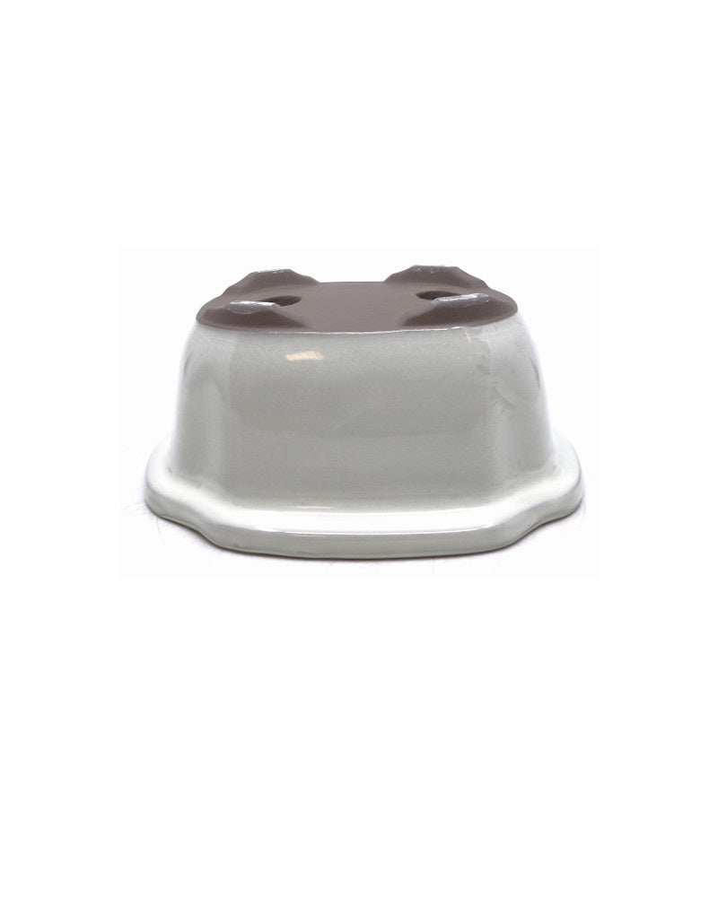 Pot à bonsaï crème mokko 20 cm