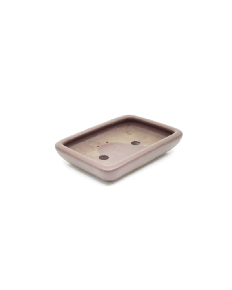 Pot à bonsaï Yixing non émaillé rectangulaire 16,5 cm