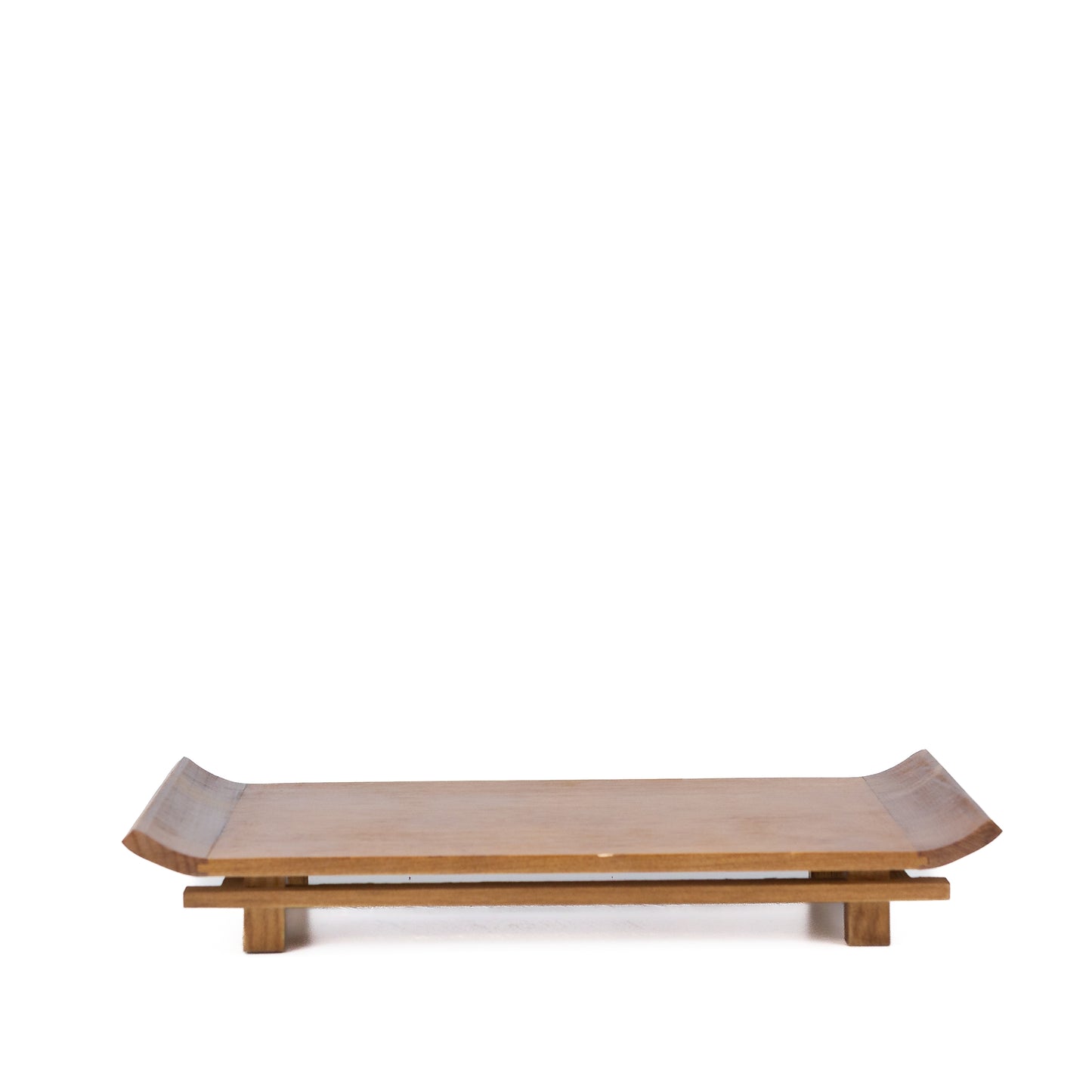 Table à bonsaï marron clair, motif torii 26 cm