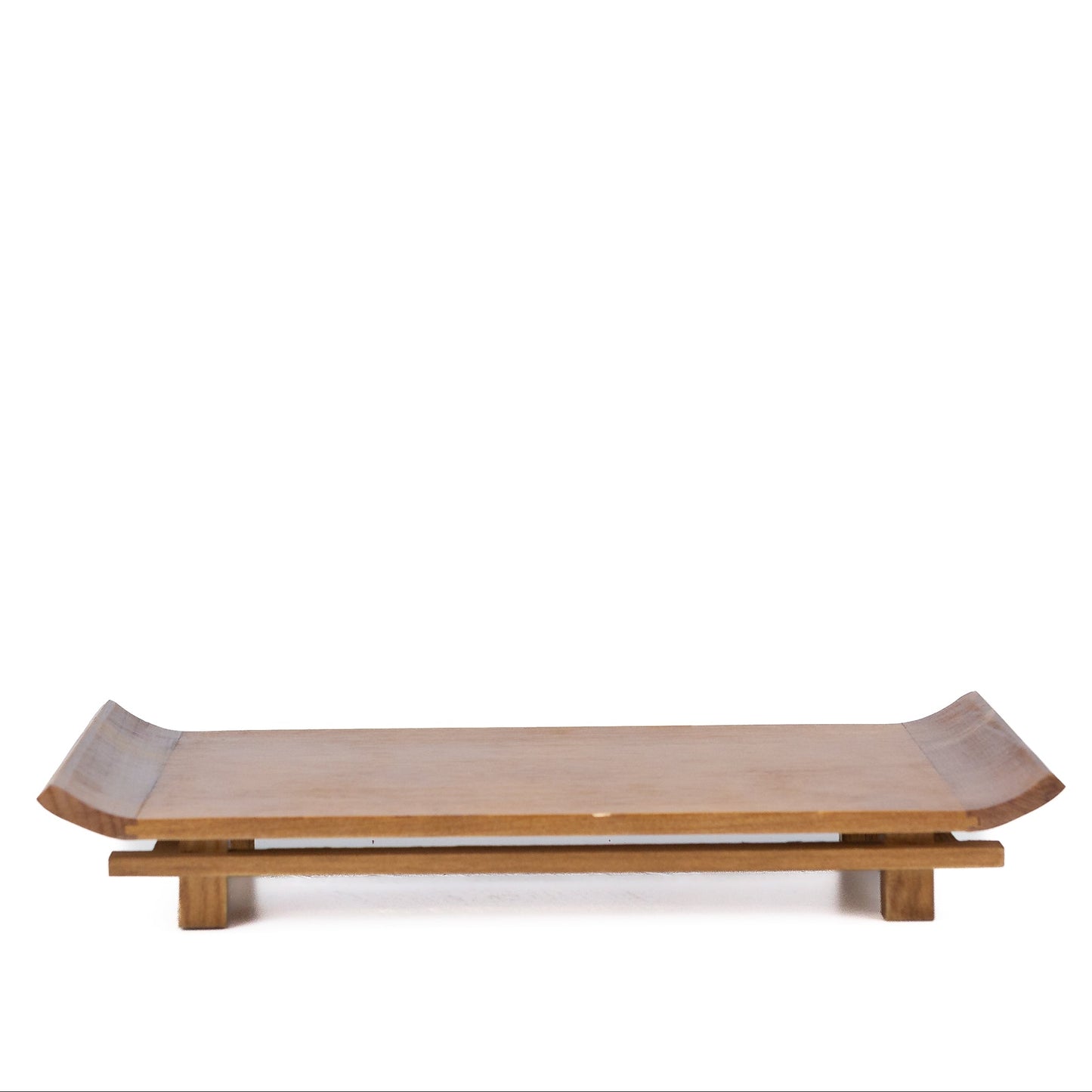 Table à bonsaï marron clair, motif torii 32 cm