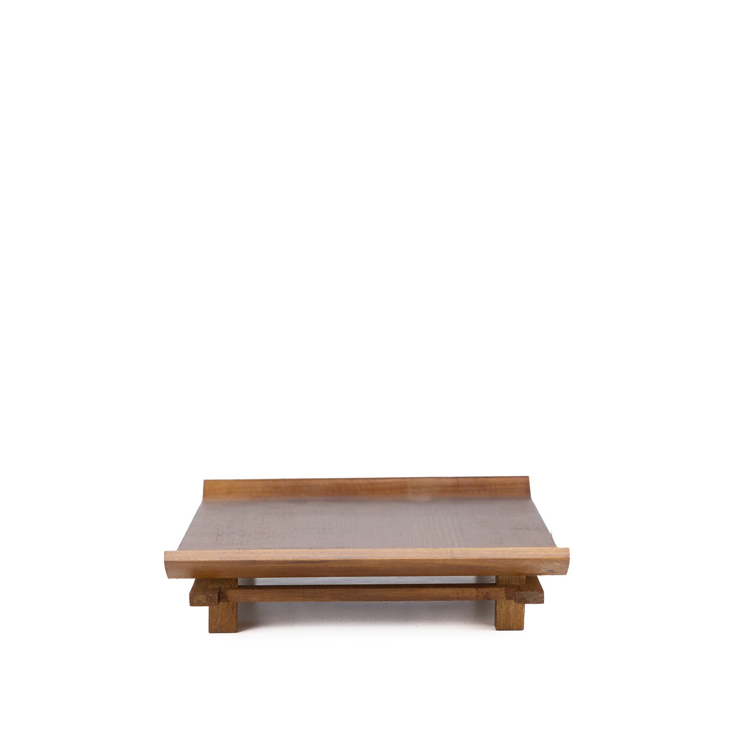Table à bonsaï marron clair, motif torii 32 cm