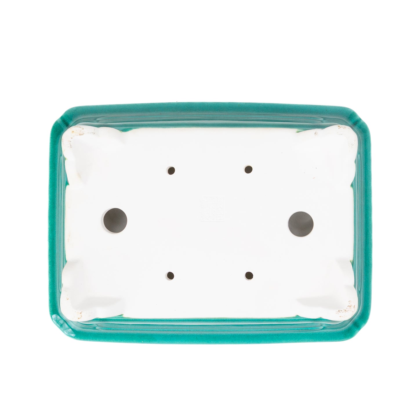 Pot Bonsai Yixing vert rectangle 27 cm