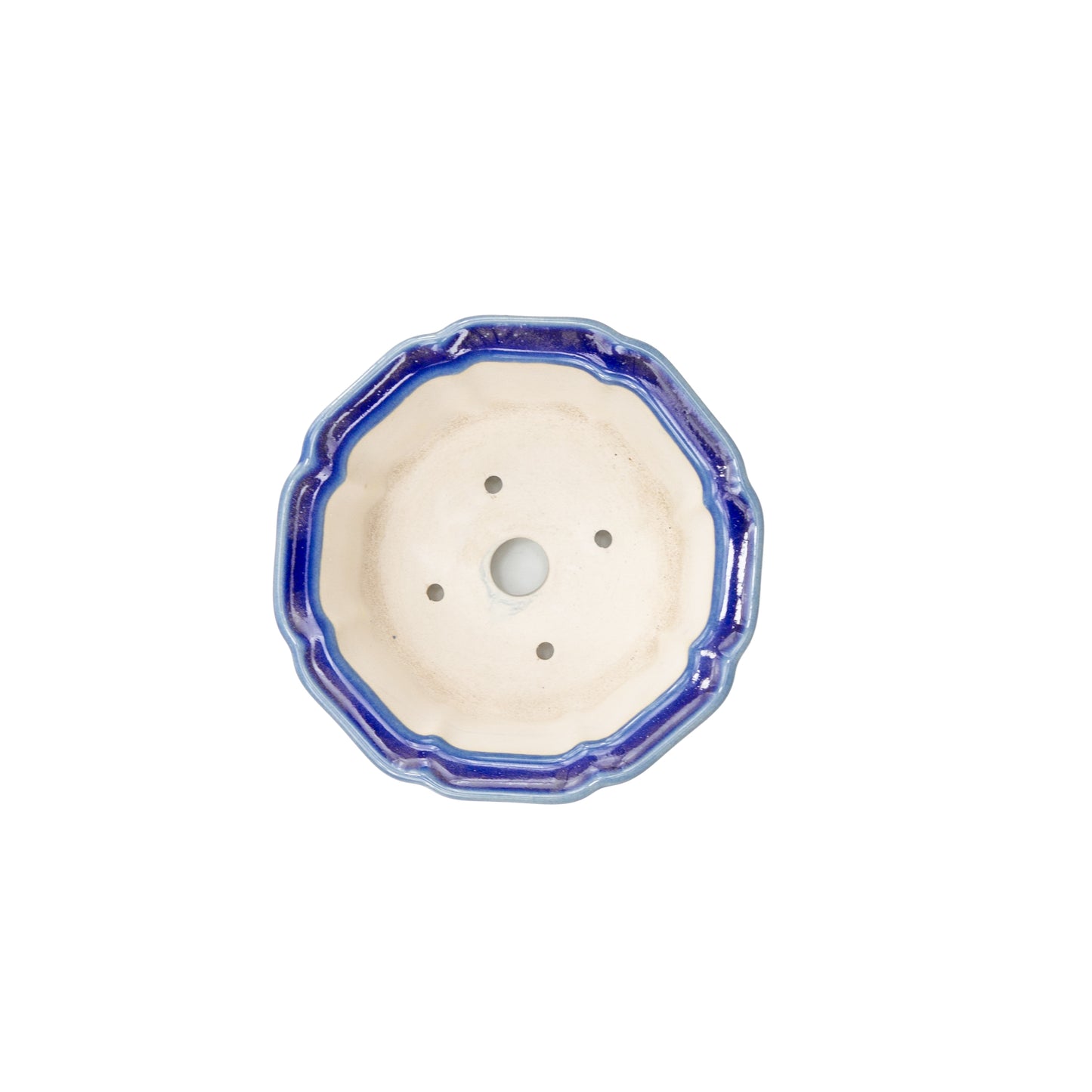 Pot Bonsai Yixing lotus bleu 13 cm