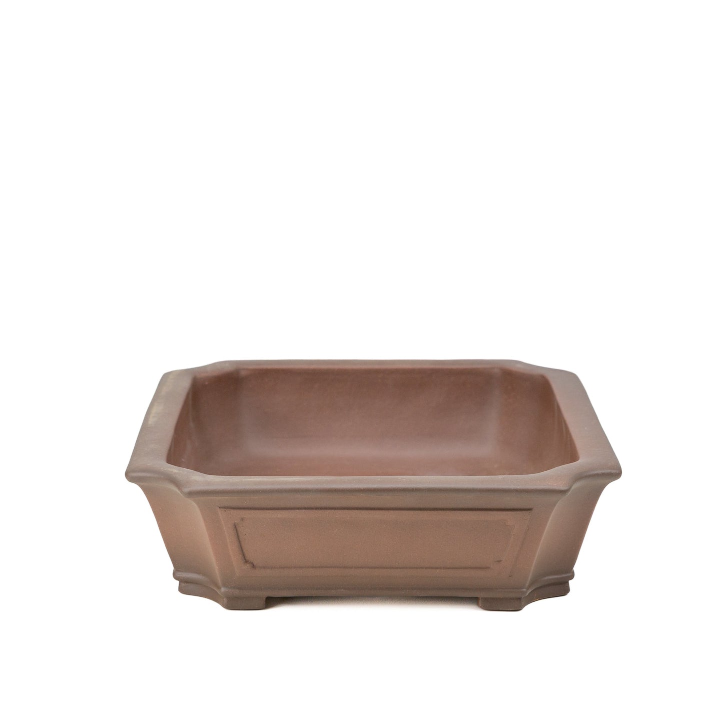 Pot Yixing pour bonsaï non émaillé, rectangulaire, 34 cm