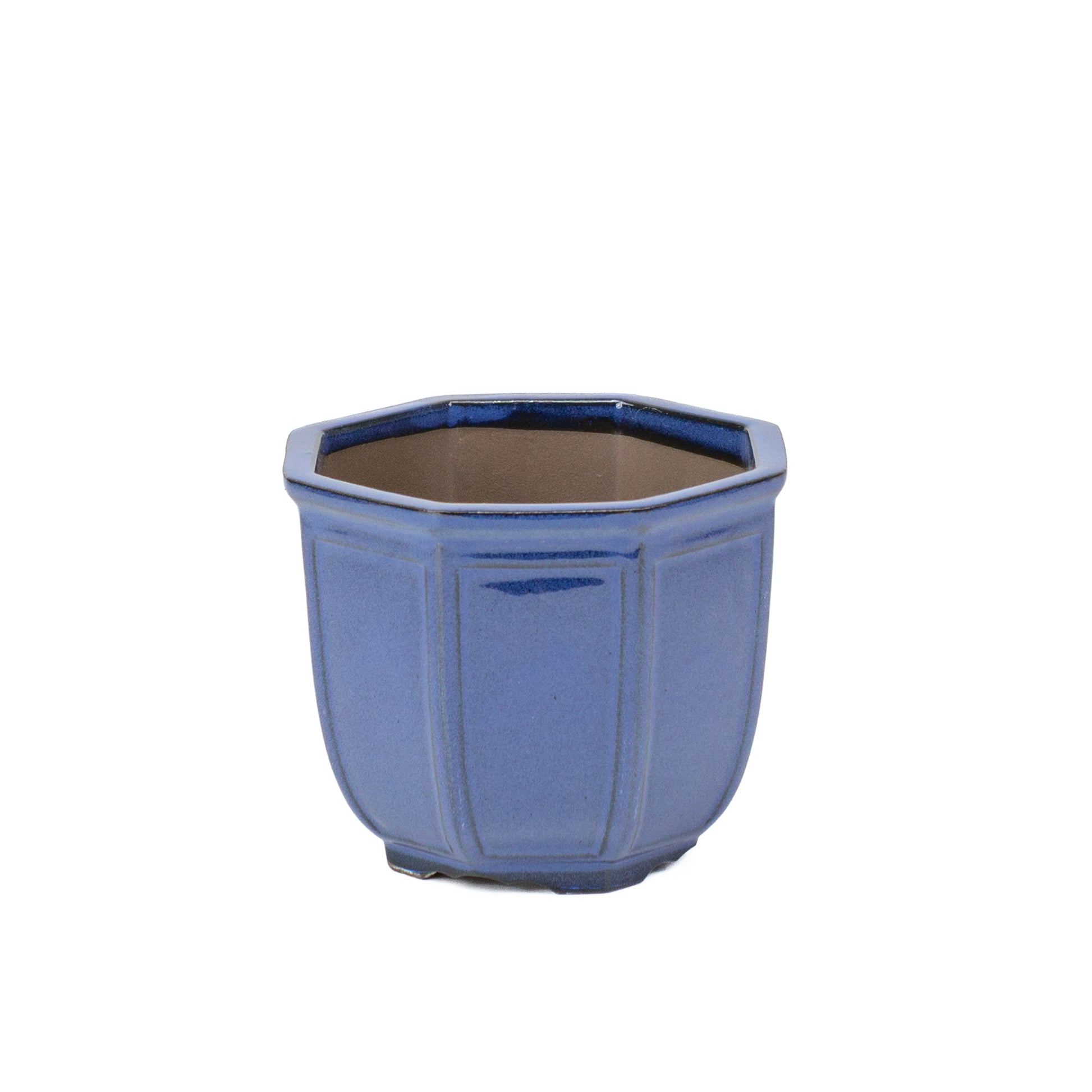 Pot à bonsaï cascade bleu 16 cm