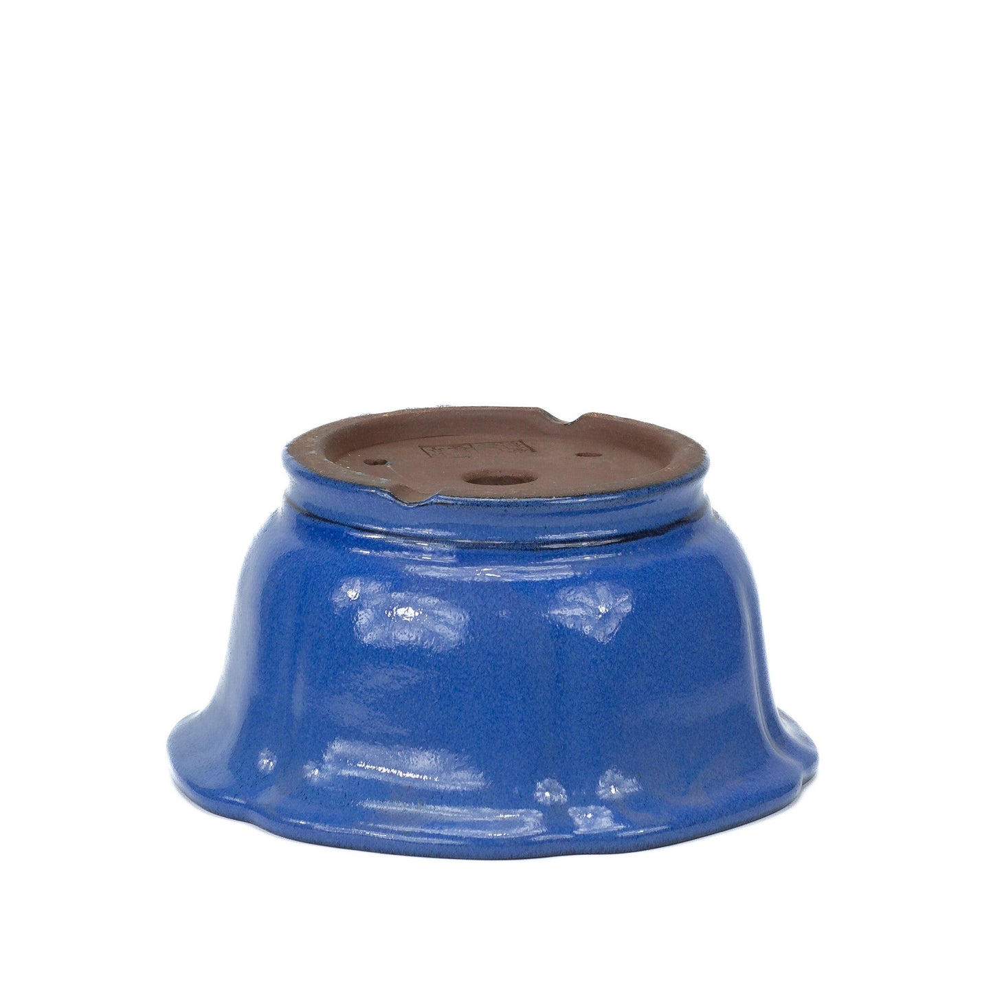 Pot à bonsaï cascade bleu clair lotus 22 cm, hauteur ~ 11 cm