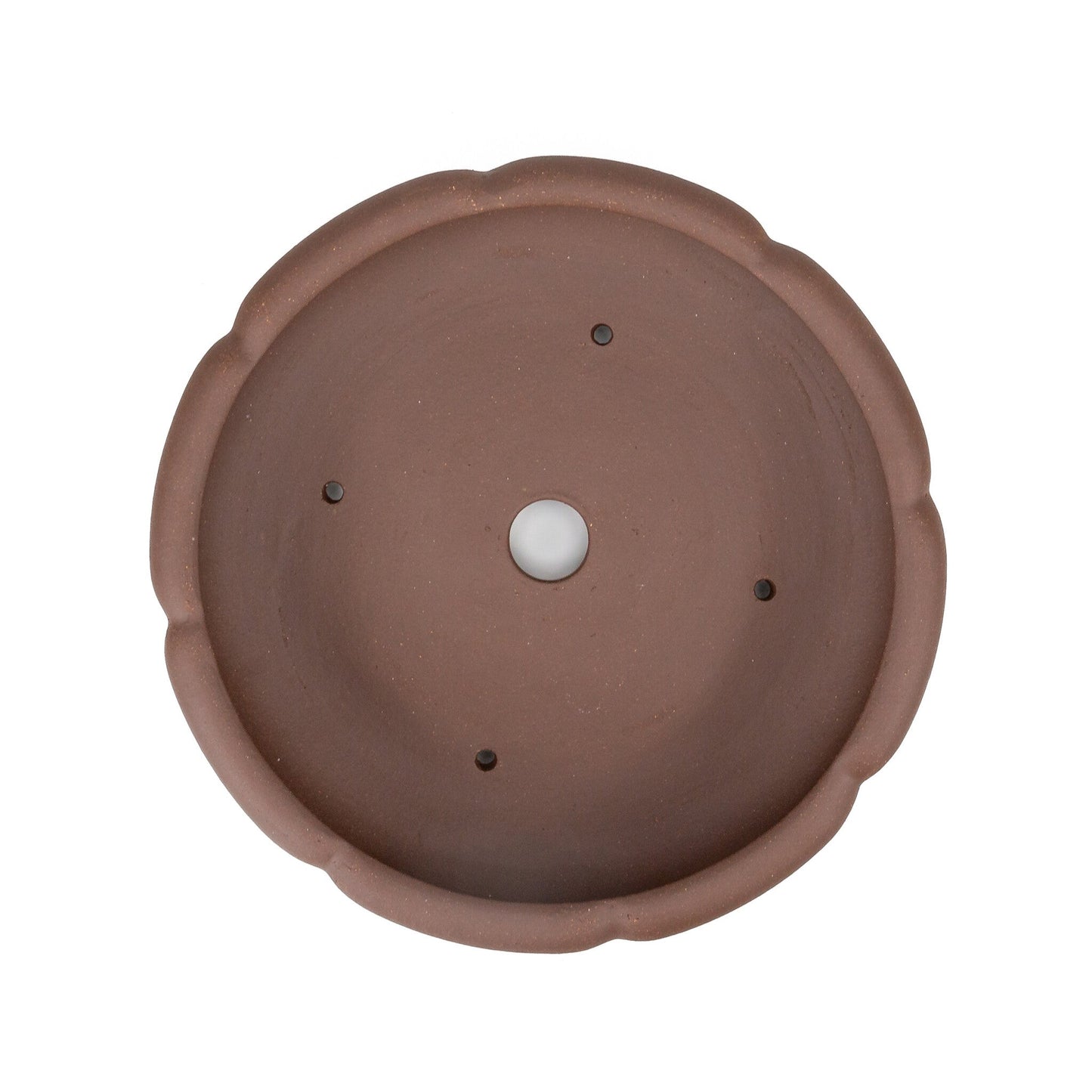 Pot à bonsaï non émaillé chrysanthèmes rond 30 cm