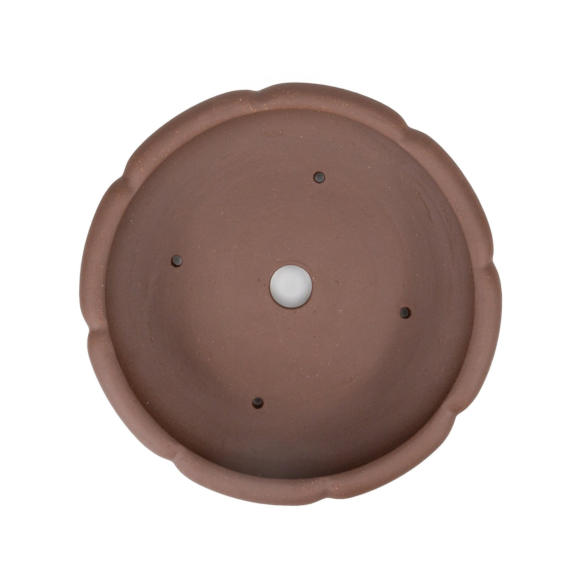 Pot à bonsaï non émaillé chrysanthèmes rond 30 cm