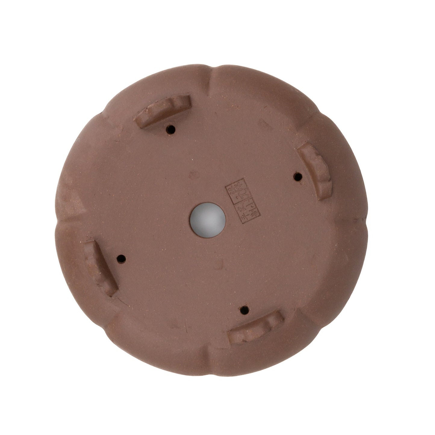 Pot à bonsaï non émaillé chrysanthèmes rond 30 cm