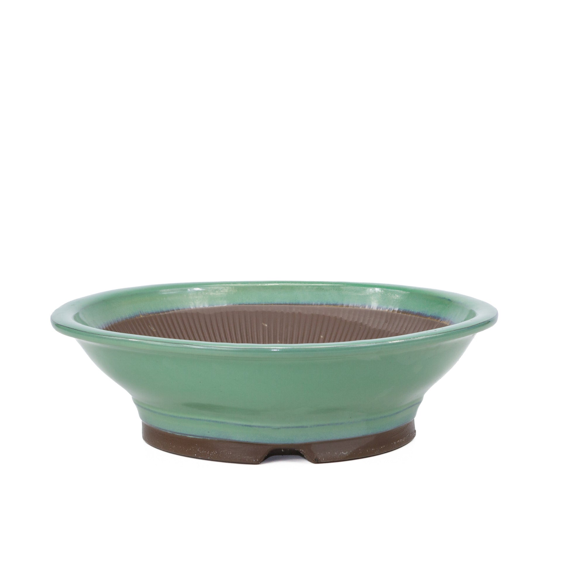 Pot à bonsaï rond vert 36 cm