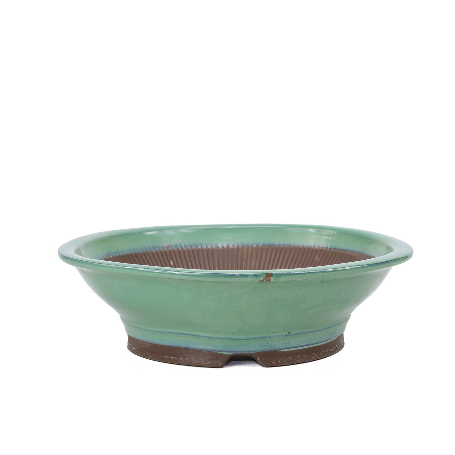 Pot à bonsaï vert rond 36 cm