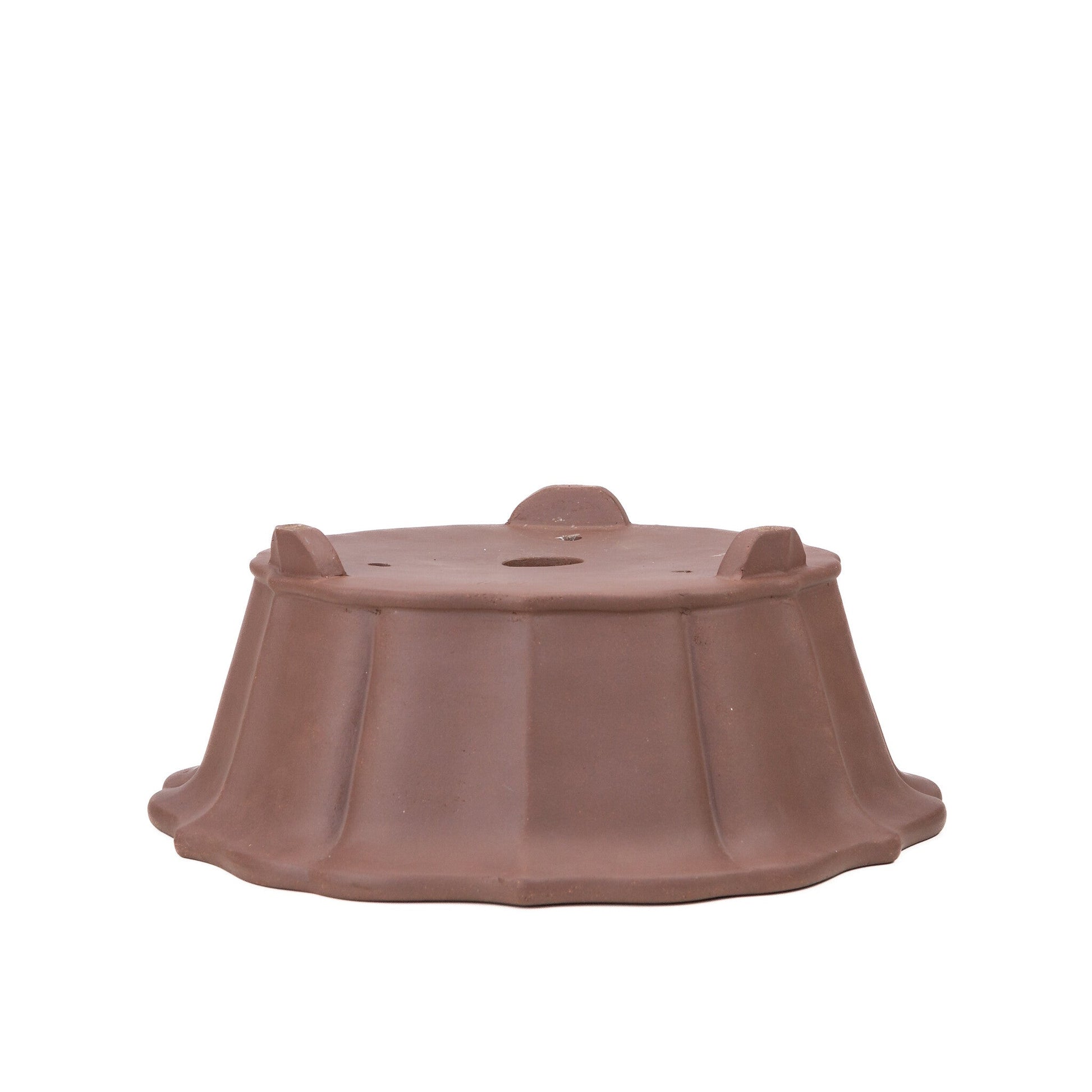 Pot à bonsaï non émaillé chrysanthèmes rond 36 cm