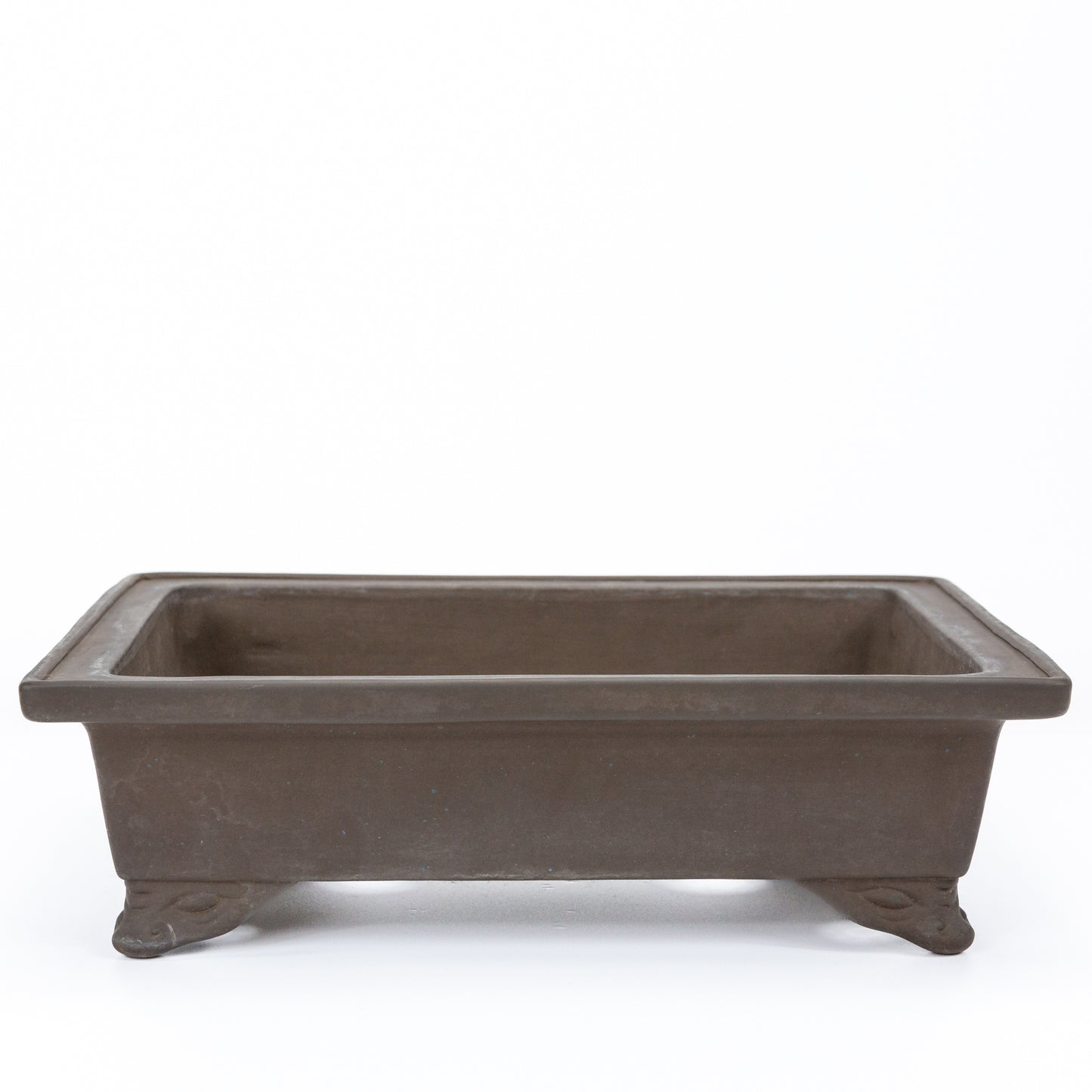 Pot à bonsaï Yamaaki non émaillé, rectangulaire d'occasion, 29,5 cm
