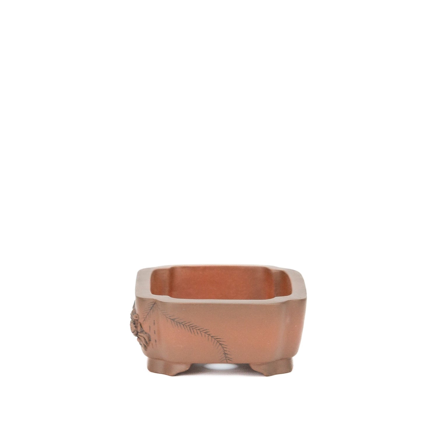 Pot à bonsaï Yixing non émaillé mokko crabe 13 cm