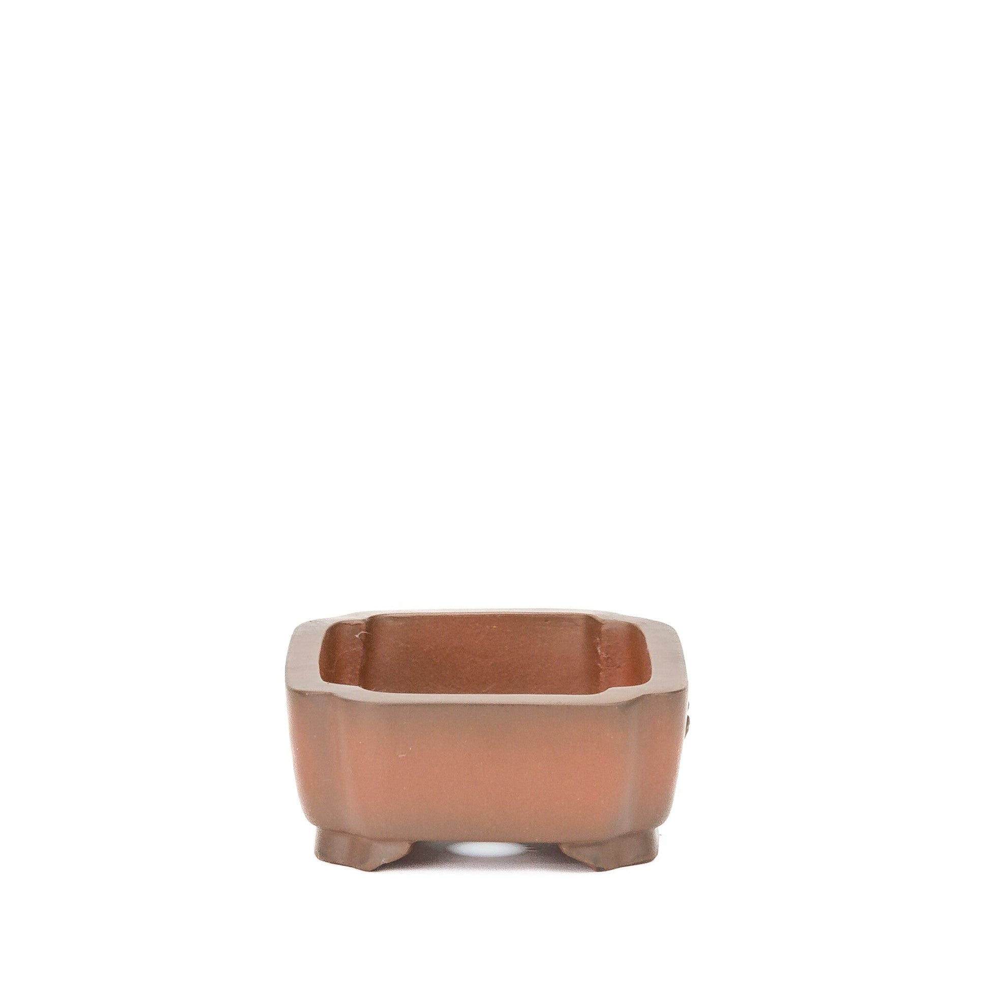 Pot à bonsaï Yixing non émaillé mokko crabe 13 cm