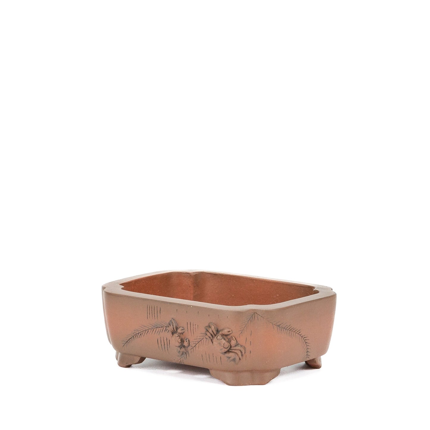 Pot à bonsaï Yixing non émaillé mokko crabe 13 cm