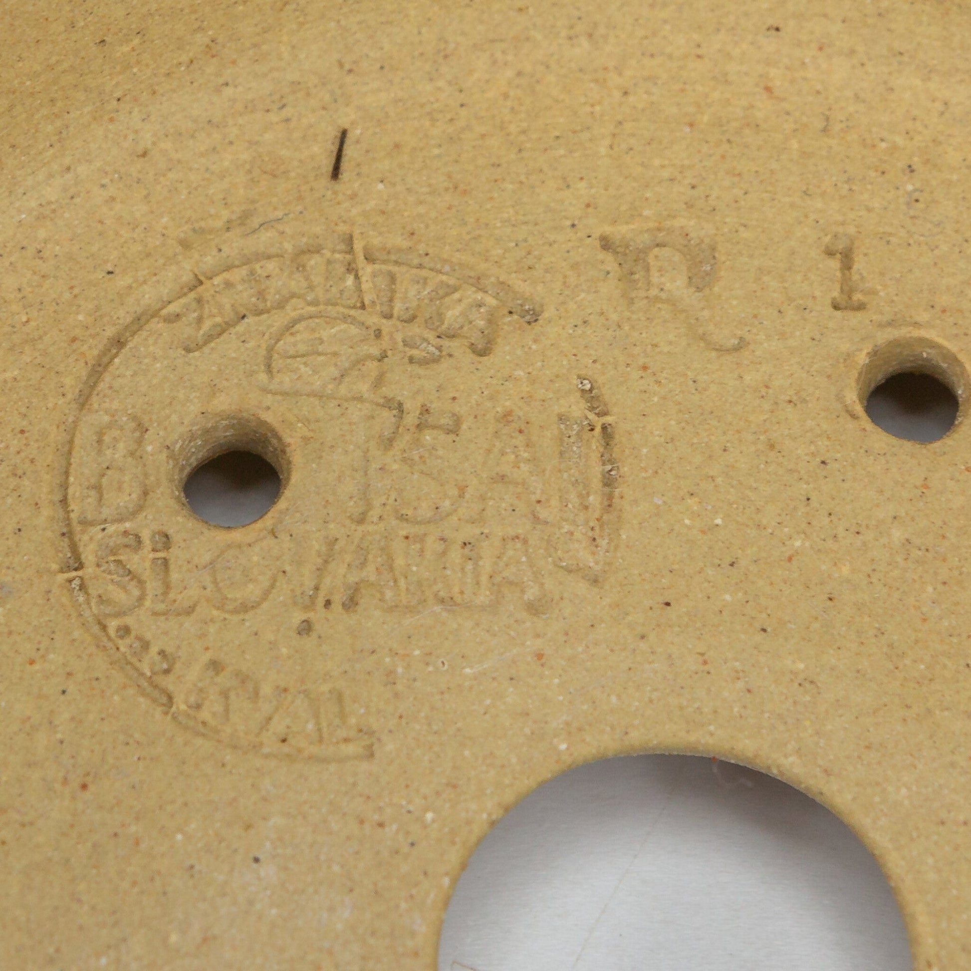 Pot à bonsaï brun mat rond 11,3 cm